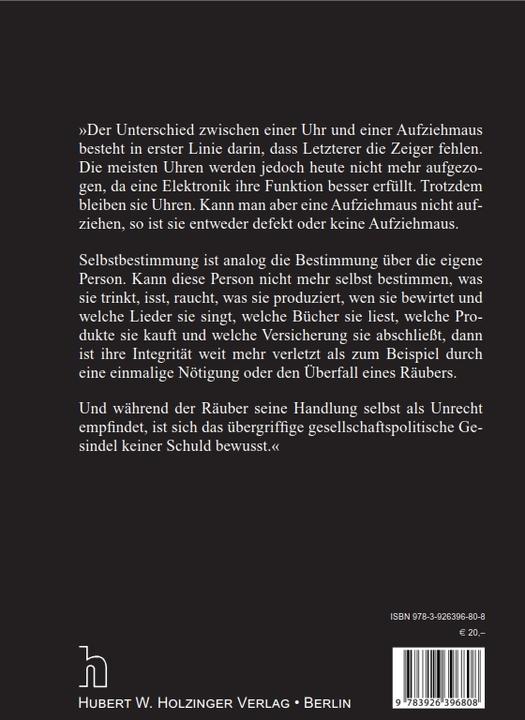 Valeurs nutritives et ingrédients Geht mir aus der Sonne! (Allemand, Andreas Tögel, Antony P. Mueller, David Duerr, Hans Hermann Hoppe, Kurt Kowalsky, Stefan Blankertz, 2021)