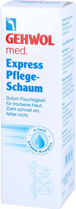 Gehwol med Express Pflege-Schaum (Fusscrème & Fussgel, 125 ml)