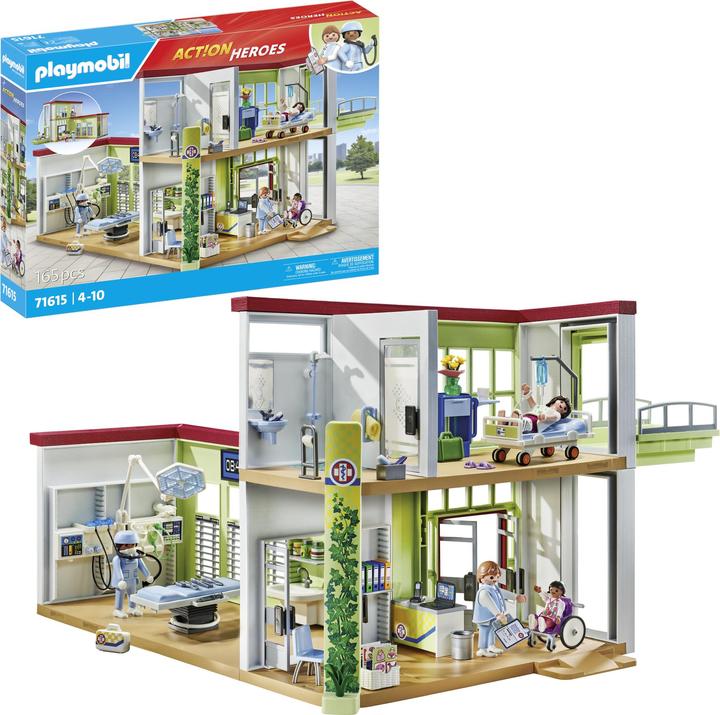 Produktbild Playmobil Modernes Krankenhaus (71615, Playmobil Action Heroes)