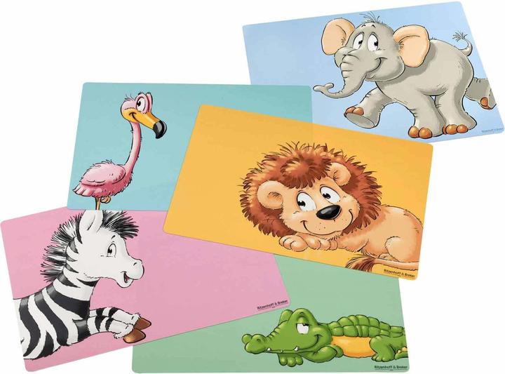 Actual product image Ritzenhoff & Breker Happy Zoo (5 pcs., 45 x 30 cm)