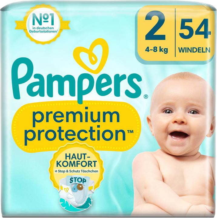 Image du produit Pampers Premium Protection (Taille 2, Pack, 54 pcs)
