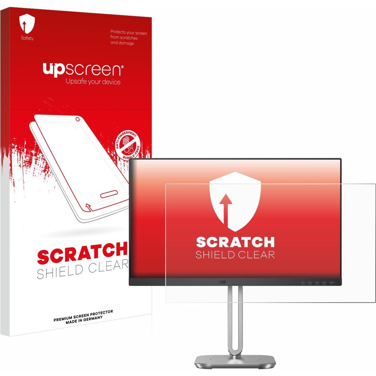 upscreen Schutzfolie Displayschutz Displayschutzfolie Folie Klar Transparent (24"), Monitor Schutzfolie