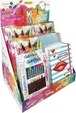 Actual product image Online COLLEGE II BESTWRITER Handlettering Counter Display (14 x)