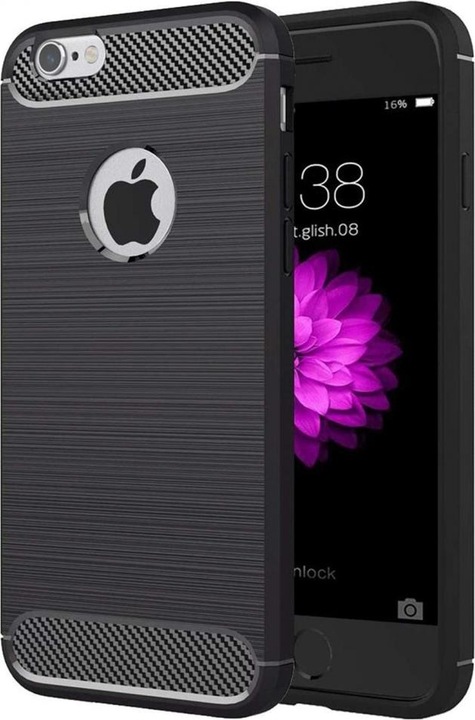 Produktbild Screenguard Apple iPhone 6/6S Hülle Carbon Brushed Soft TPU (Apple iPhone 6)