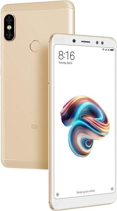 Produktbild Xiaomi Redmi Note 5 (64 GB, Gold, 6", Hybrid Dual SIM, 4G)
