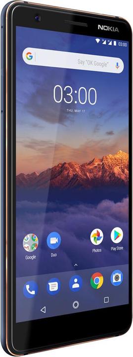Produktbild Nokia 3.1 (16 GB, Blue Copper, 5.20", Hybrid Dual SIM, 4G)