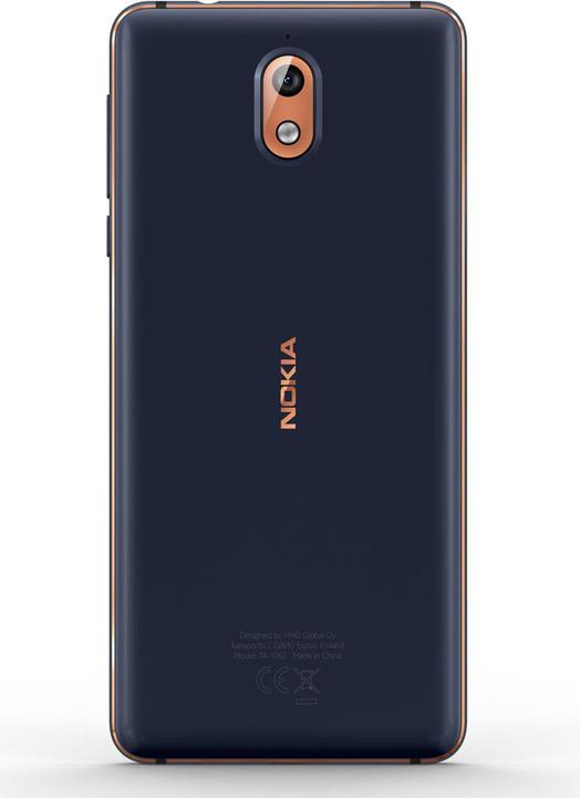 Produktbild Nokia 3.1 (16 GB, Blue Copper, 5.20", Hybrid Dual SIM, 4G)