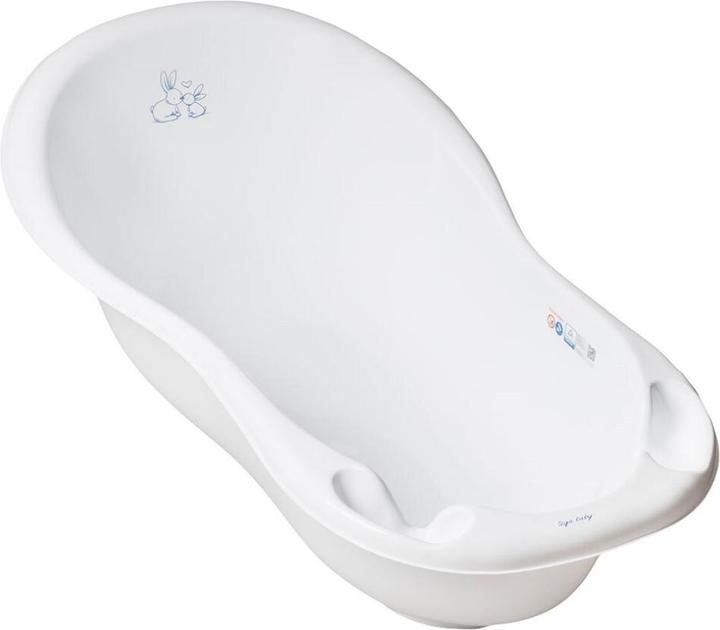 Image du produit Tega Baby Baignoire anatomique avec écoulement 102 cm LUX Bunny blanc