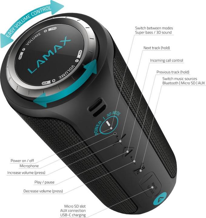 Actual product image Lamax Sounder2 (12 h)