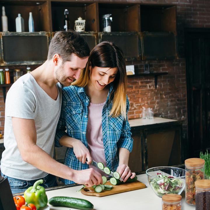 Produktbild Relaxdays 3x Vorratsglas (1.30 l)