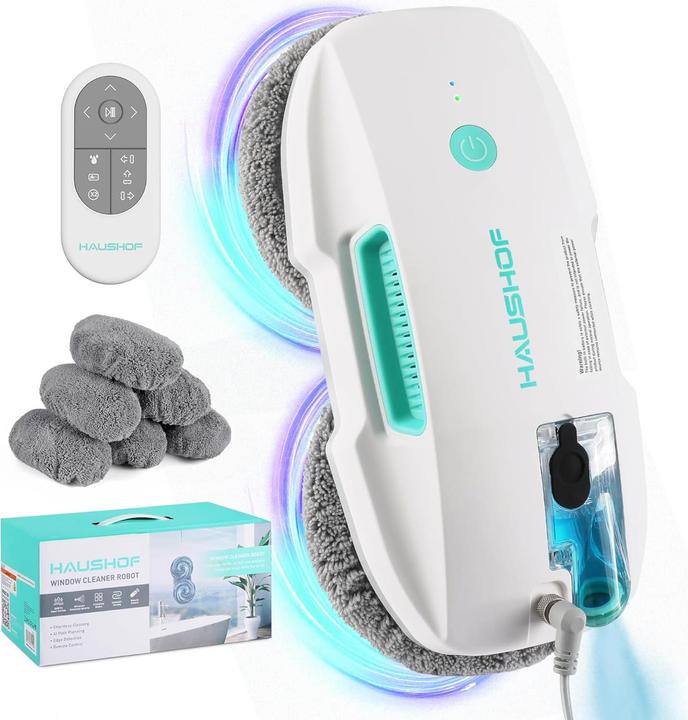 Actual product image Haushof Fensterputzroboter HH24048 mit Sprühfunktion & Fernbedienung