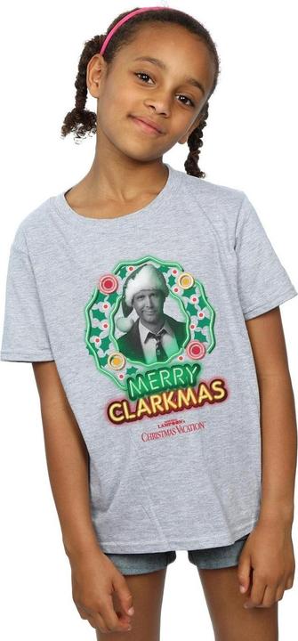 Produktbild National Lampoon´s Vacation National Lampoon's Christmas Vacation Greyscale Clarkmas TShirt Mädchen (140, 146)