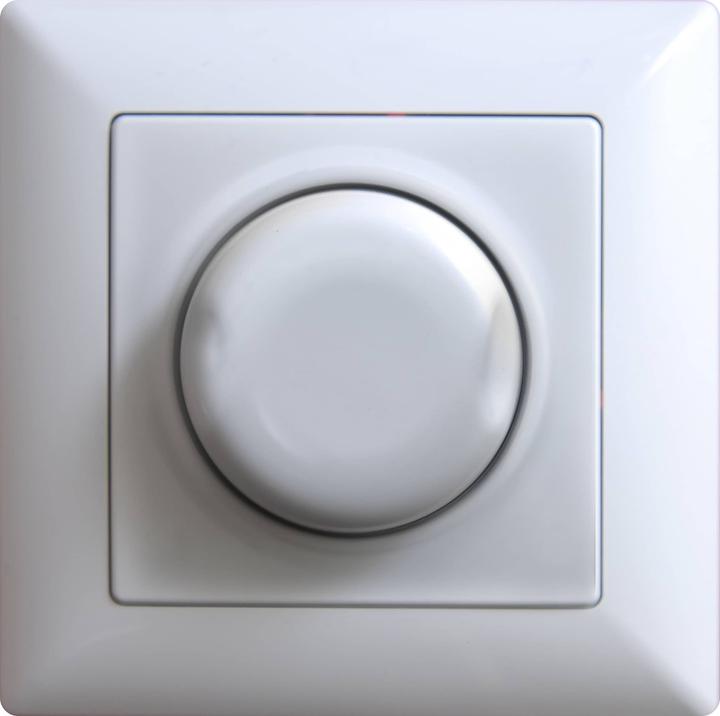 Actual product image Gunsan Visage Dimmer Switch 1000W Flush-mounted White