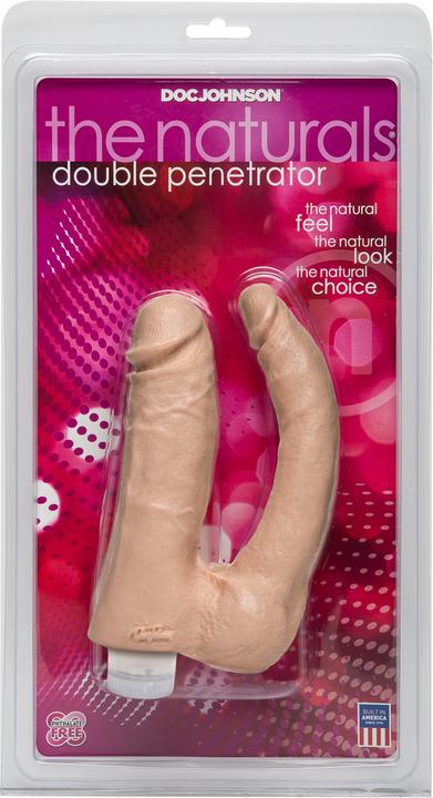 Actual product image Doc Johnson The Naturals - Vibro Double Penetrator
