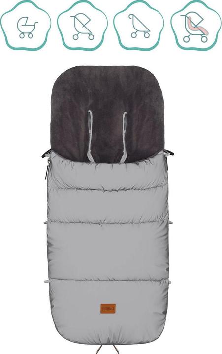 Image du produit Fillikid Fusssäcke für Kinderwagen & Buggys Fleece-Fusssack Kinley Reflect mit reflektierendem