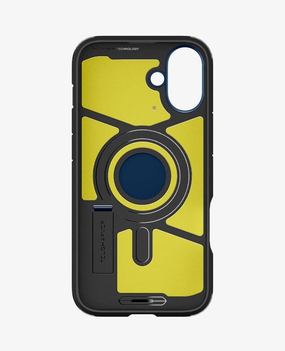Actual product image Spigen Tough Armor MAG iPhone 16 MagSafe navy blue ACS08217 (Apple iPhone 16)