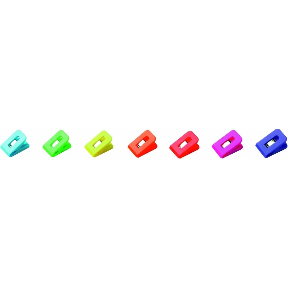 Laurel, Büroklammer, Briefklemmer Multi Clip Signal 1 25x43mm VE=45 Stück Leuchtfarben sortiert (45 x)