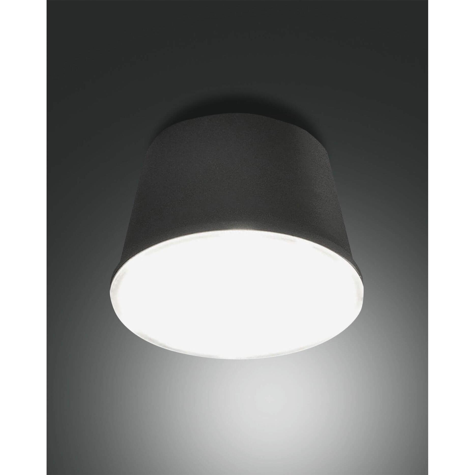 Fabas Luce, Gartenbeleuchtung, LED Aussen-Leuchtenkopf zu Akkuleuchten Set Armanda Ø100mm 3W Warmweiss IP54 Weiss dimmba...