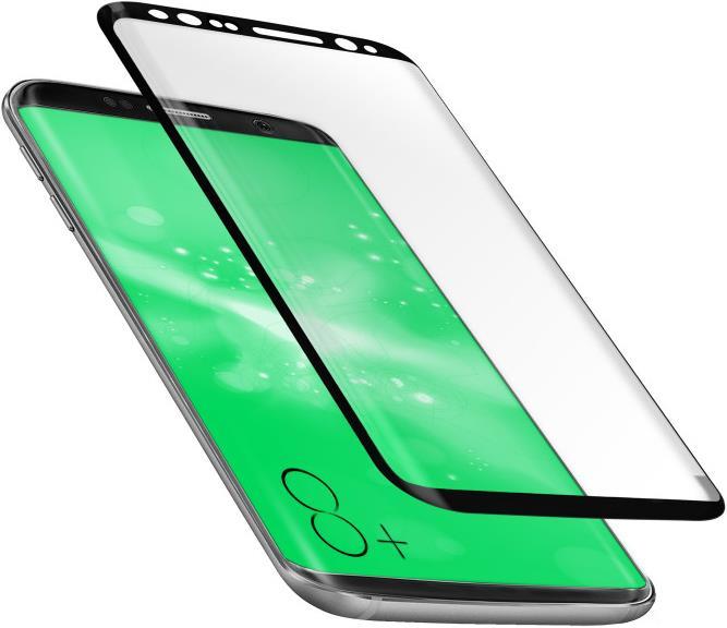 Produktbild SBS Glas Displayschutz 4D für Samsung Galaxy S8+ (1 Stk., Samsung Galaxy S8+)