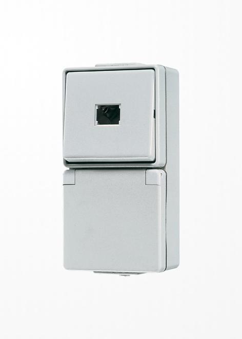 Actual product image JUNG 671W electric switch pushbutton switch white