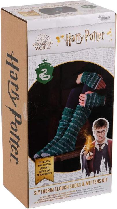 Actual product image Thumbs Up Harry Potter - Slytherin knit set house socks and mittens