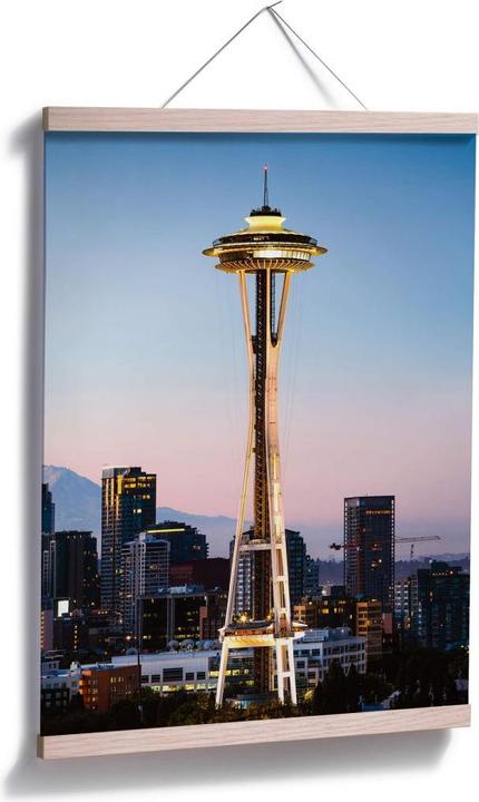 Produktbild Trenddeko Space Needle in Seattle (60 x 80 cm)