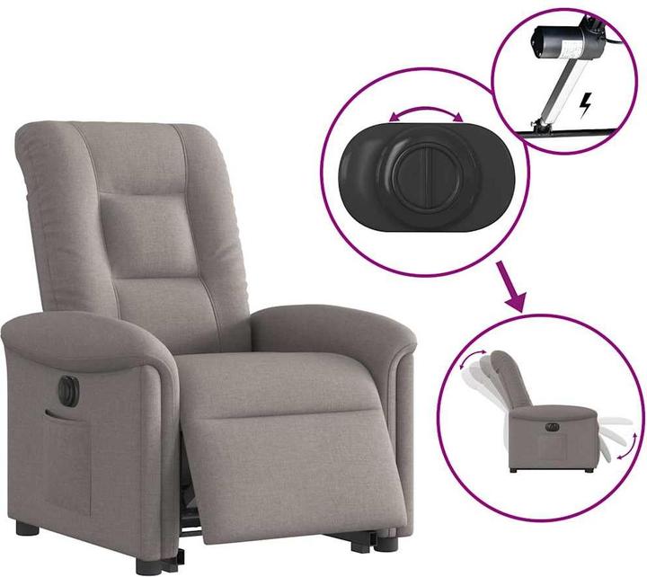 Actual product image vidaXL Relaxsessel mit Aufstehhilfe