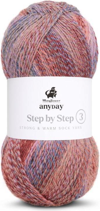 Cornflower, Light purple, Rose, Rusty red