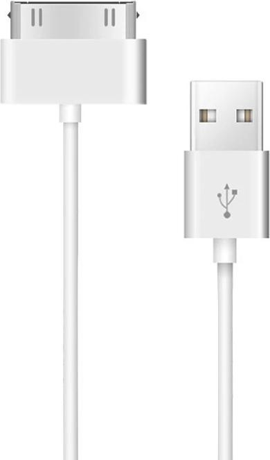 Produktbild phonedepot Datenübertragungs- und Lade-USB-Kabel 4 4S 2 3