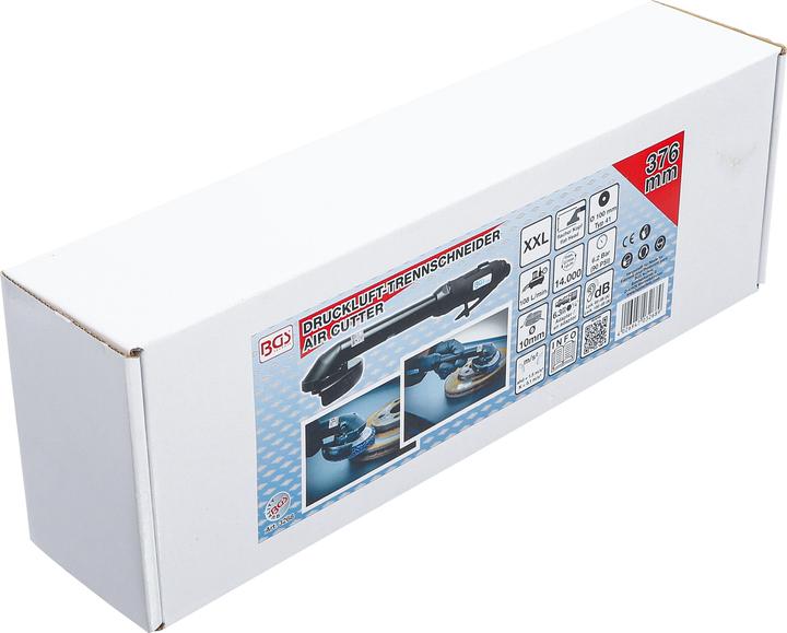 Produktbild BGS Druckluft-Trennschneider extra lang flacher Kopf 376 mm (Trennschleifer)