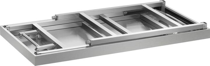 Immagine prodotto Royal Catering Tavolo inox pieghevole - 120 x 60 cm - Acciaio inox (120 cm, 120 cm)
