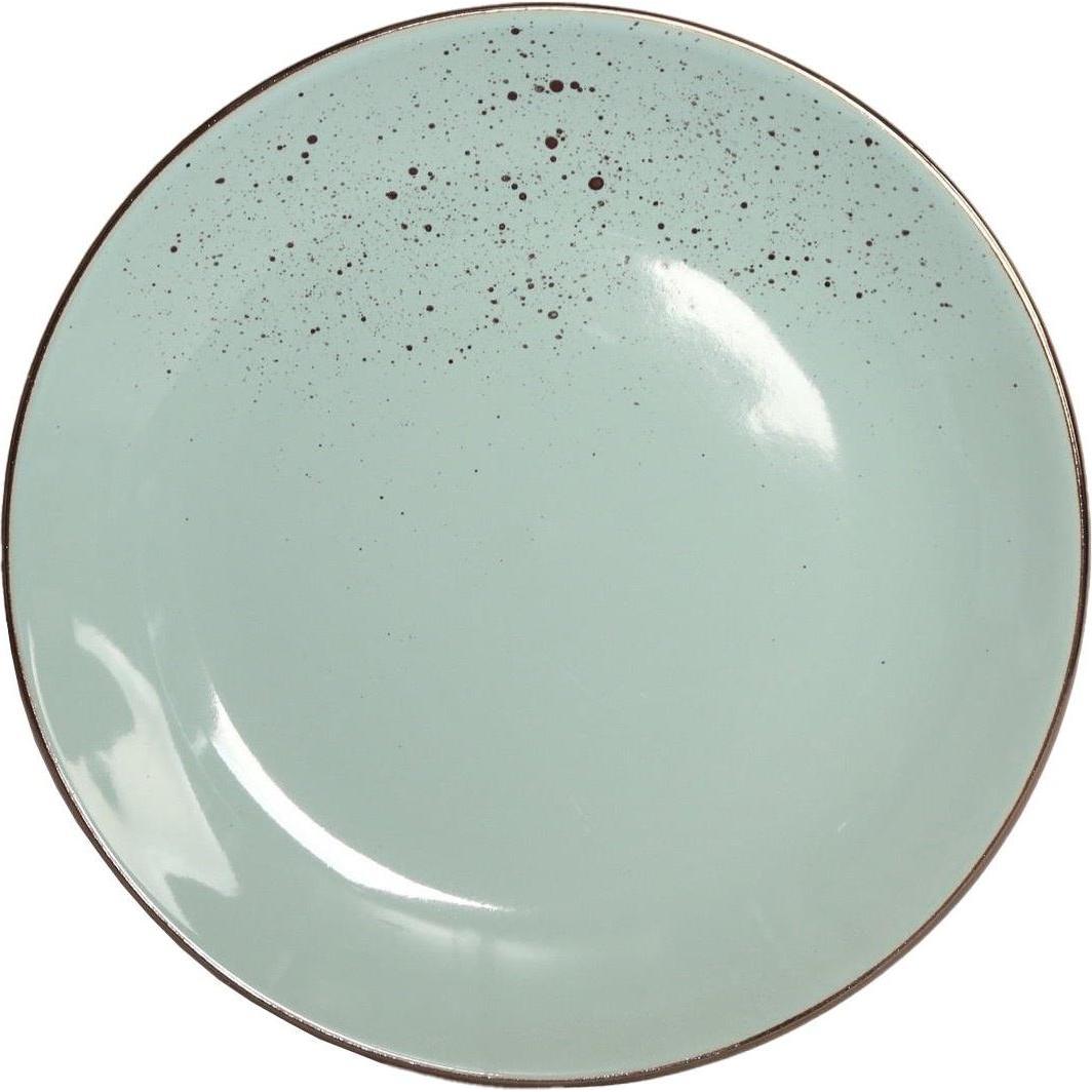 Domoletti Dinner Plate With Speckle Mint 27cm, Teller