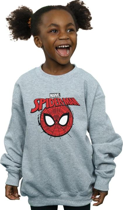 Produktbild SpiderMan Logo Head Sweatshirt Mädchen (140, 146)