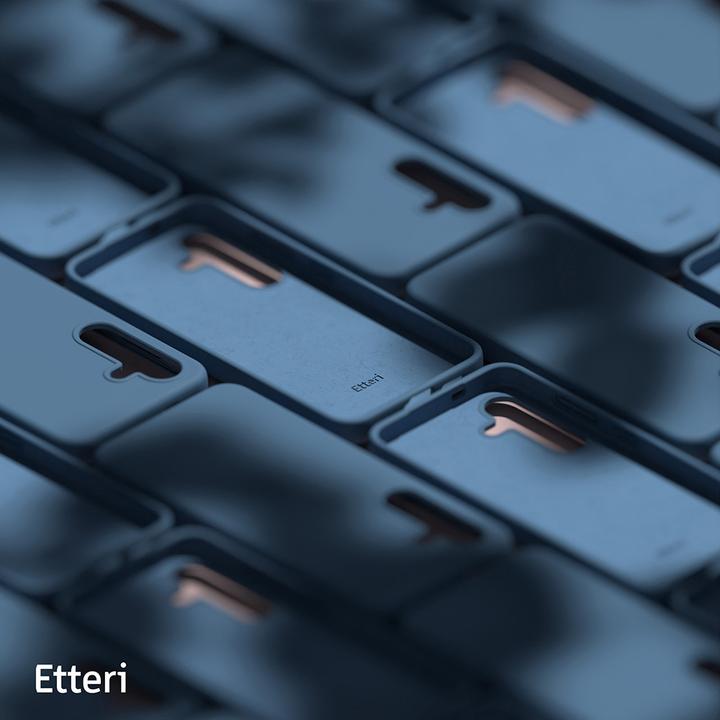 Actual product image Etteri Silicone case for Samsung Galaxy A36 5G dark blue (Samsung Galaxy A36)