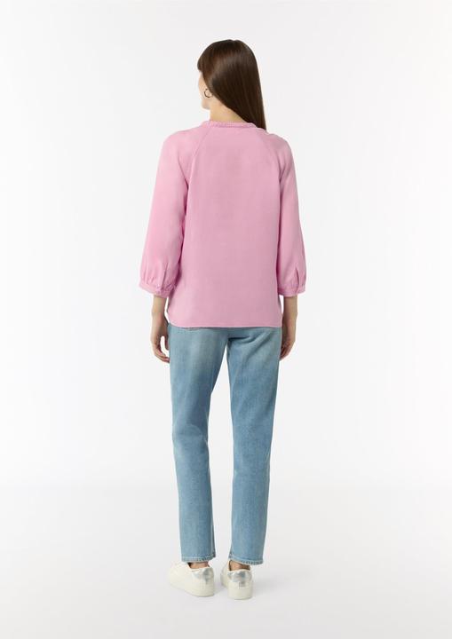 Produktbild Comma Bluse Tunikabluse aus Lyocell mit Logo-Knöpfen (34)