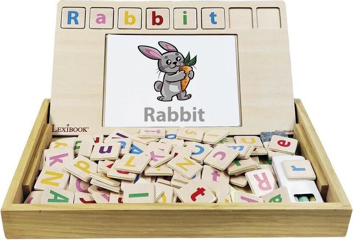 Produktbild Lexibook Bio Toys Wortschule zweisprachig: Englisch - Spansisch - Holzspielzeug (Spanisch, Englisch)
