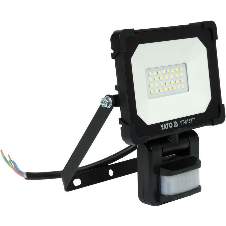 Yato, Illuminazione officina, Riflettore Smd LED 20w 1900lm Z Czujnikiem Ruchu (1900 lm)