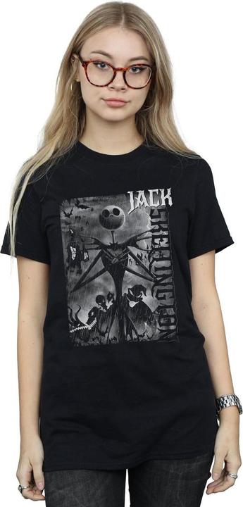 Immagine prodotto Disney Nightmare Before Christmas Skellington Maglietta Ampia Donna (3XL)