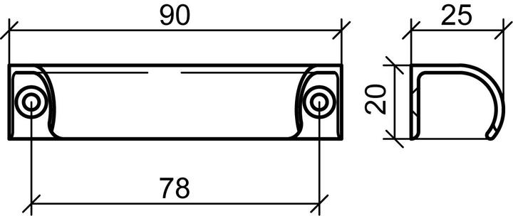 Produktbild Werkstarck Möbelgriff