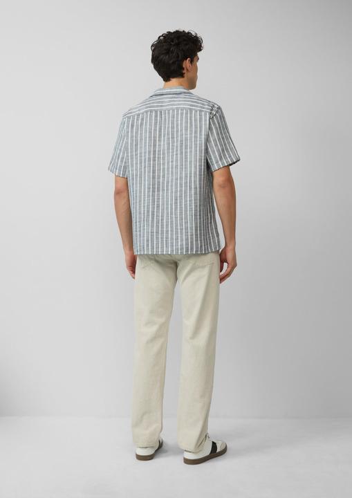 Produktbild S.Oliver Hemd Resort Fit: Baumwollshirt mit Strukturstreifen (XXL)