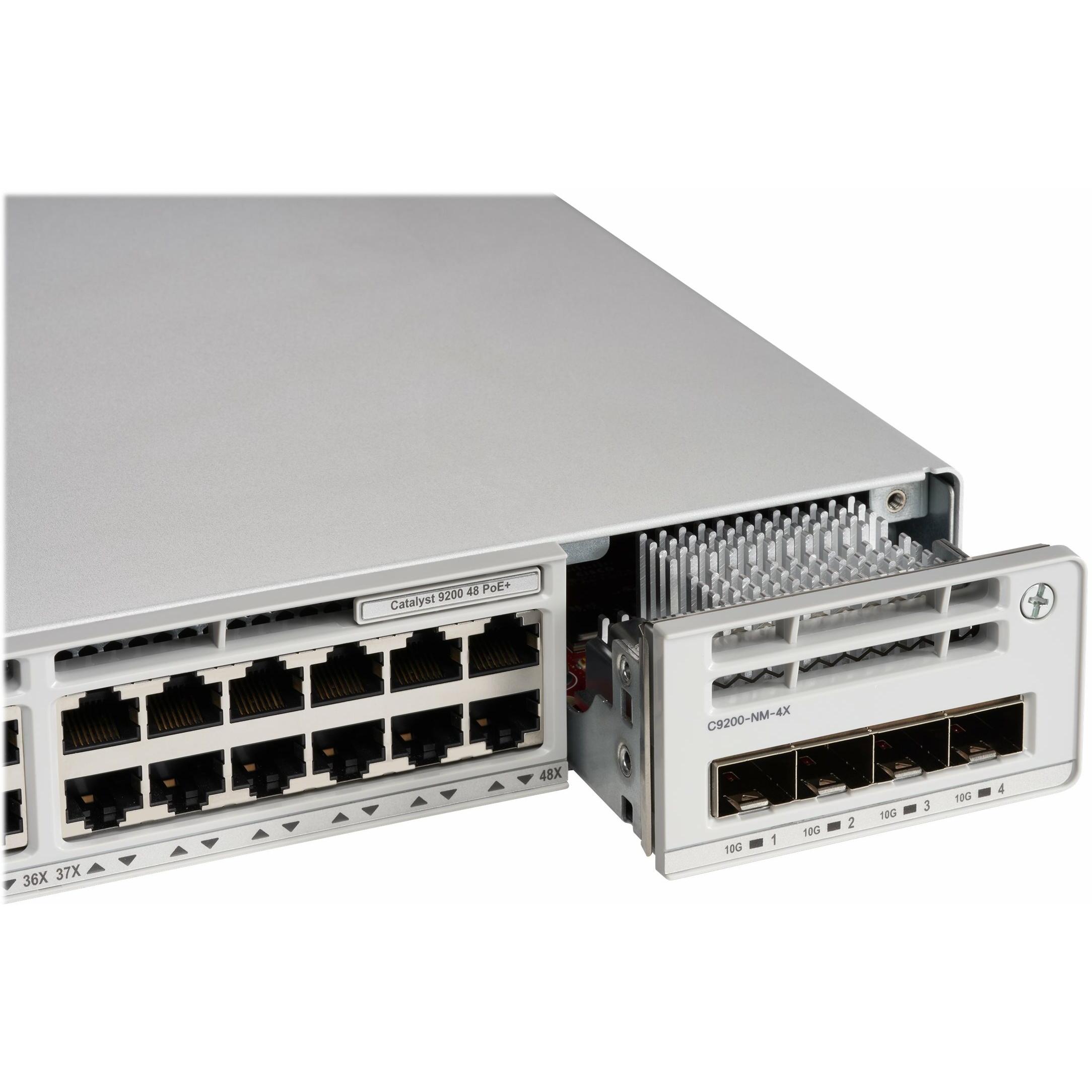 Thumbnail - Cisco CATALYST 9200 48-PORT (48 Ports), Netzwerk Switch, Grau