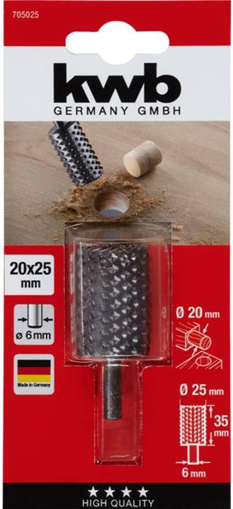 Actual product image kwb 705025 Cove milling cutter