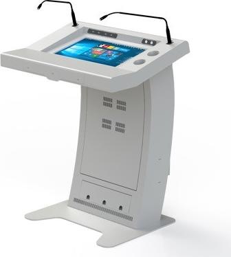 Image du produit DSS Pupitre d'orateur 32", blanc, Landscape/Portrait