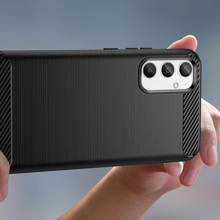 Immagine prodotto Hurtel Custodia in carbonio per Realme 10 Pro custodia in silicone flessibile in carbonio nero (Realme 10 Pro)