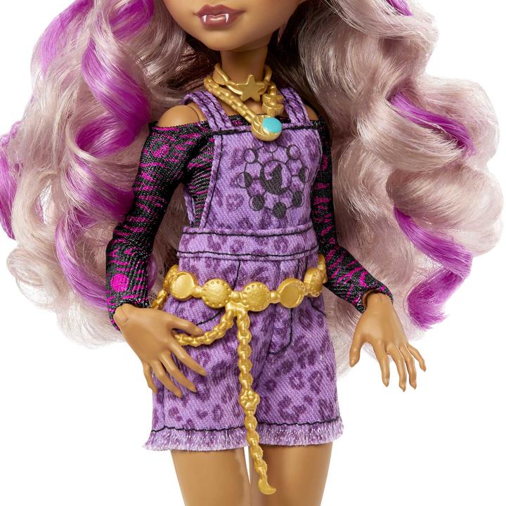Actual product image Monster High Clawdeen Wolf Doll With Pet And Accessories