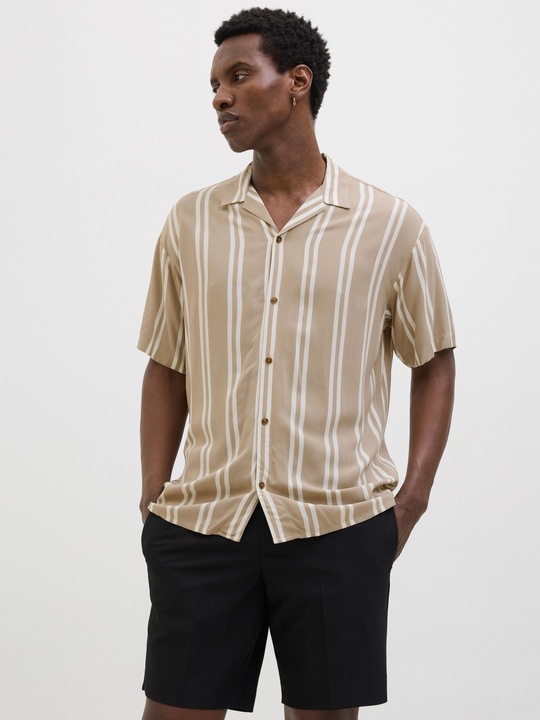 Immagine prodotto Jack & Jones Jjejeff Stripe Resort Shirt Ss Sn (XS)