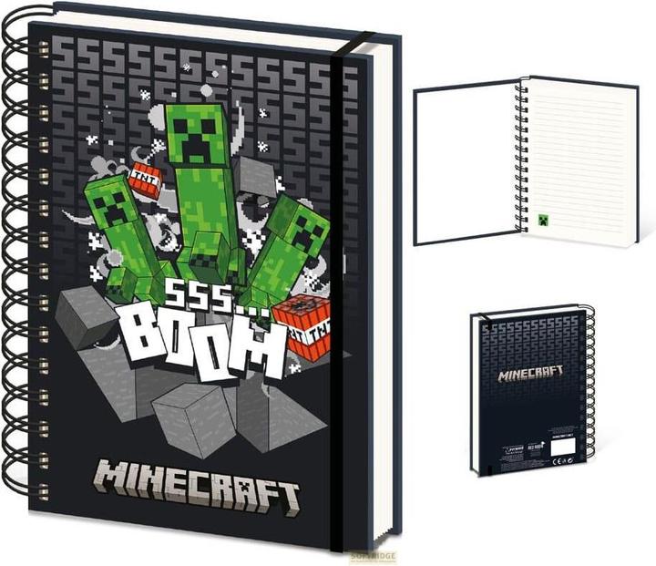 Image du produit Pyramid Carnet de notes Minecraft 3D Wiro A5 (A5)