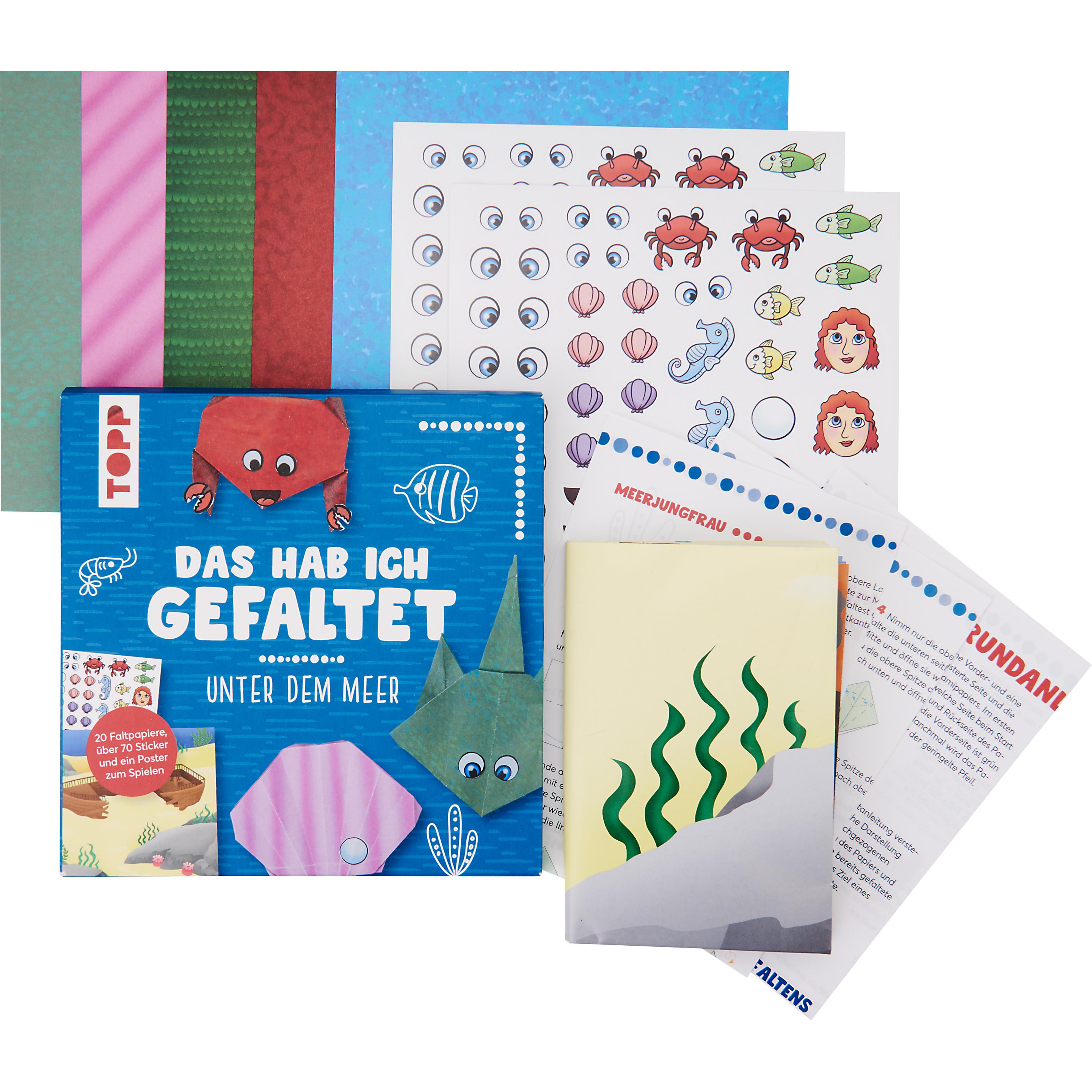 Topp Kreativ-Set "Das hab ich gefaltet - Unter dem Meer"