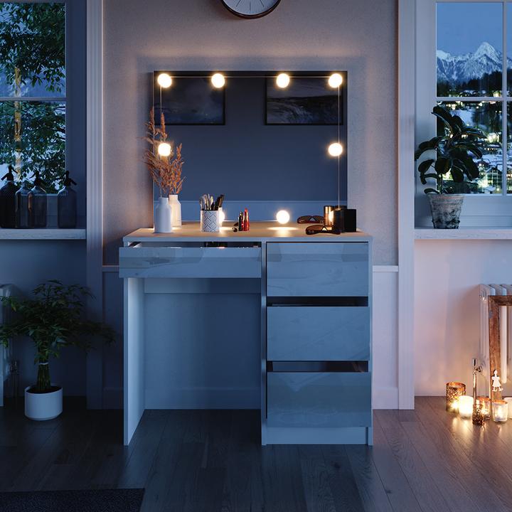 Actual product image Vicco Sherry with lighting (90 x 40 x 75 cm)
