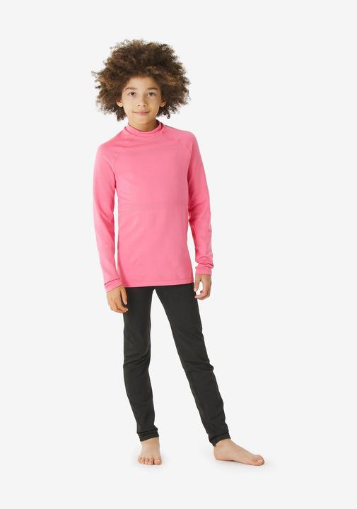 Actual product image Wedze Skiunterhemd Kinder warm - 500 seamless rosa (140)